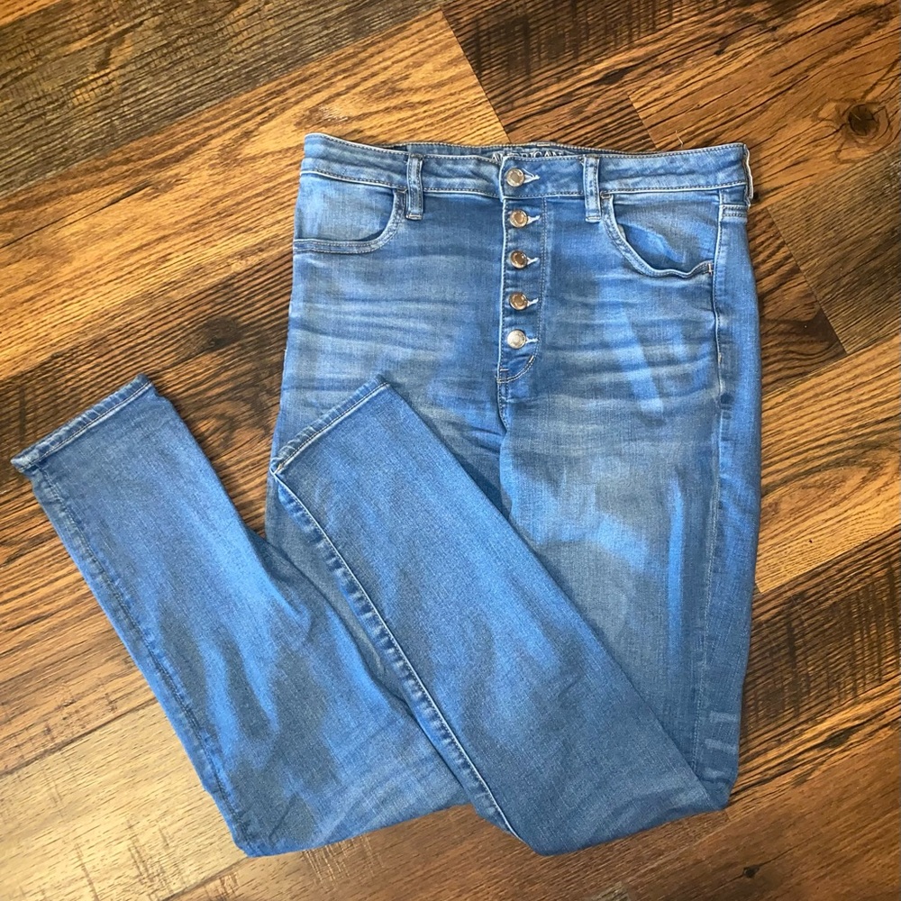 American Eagle Super Hi-Rise Jegging (14 long)